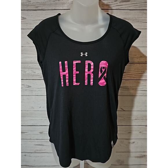 Under Armour Women's "Hero" Mesh Back Tee – Size Unknown - Picture 1 of 4